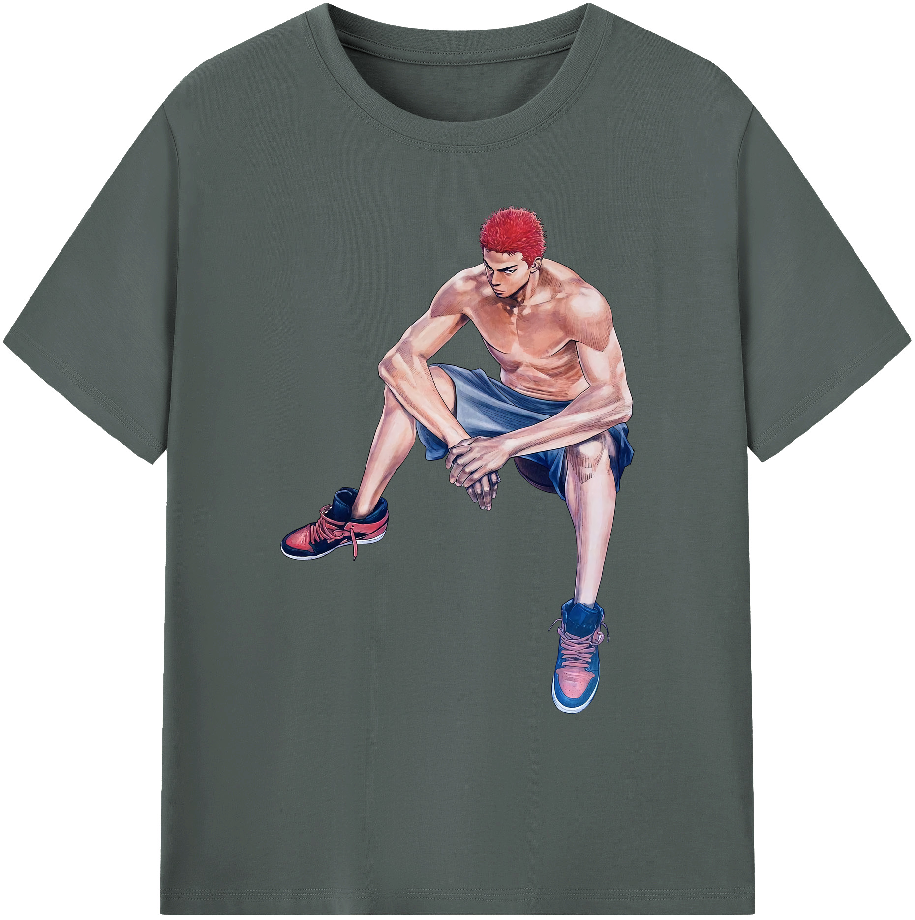 （画像用） SLAM DUNK／スラムダンク 綿100％ メンズ半袖Tシャツ｜肌触りやわらか＆通気性
